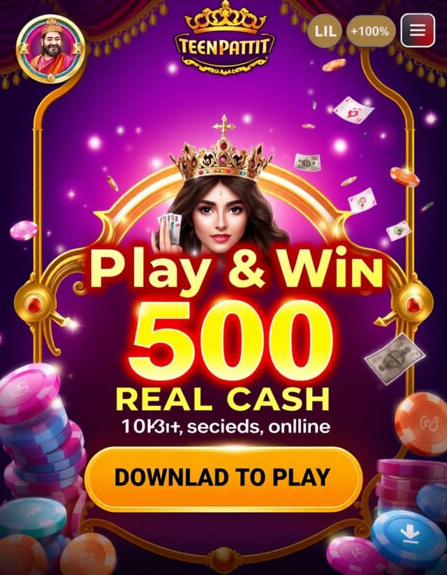 Teen Patti 500 Bonus Banner